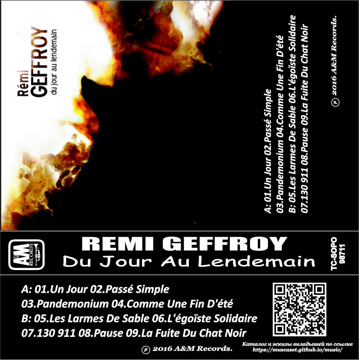 Rémi Geffroy-Du Jour Au Lendemain